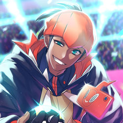 This is a pixiv picture whose title is キバナさん.