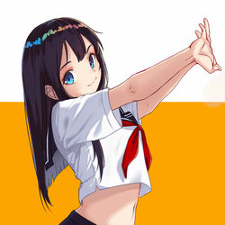 This is a pixiv picture whose title is JK.