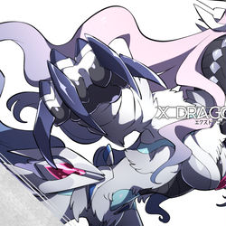 This is a pixiv picture whose title is 【C97新刊②】シンフォギア擬竜化本サンプル.