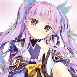 This is a pixiv picture whose title is ど…どこ見てるんですかっ… さては へんたいふしんしゃさんですね.