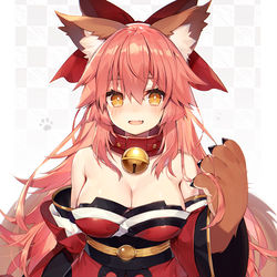 This is a pixiv picture whose title is 髪下ろしキャット.