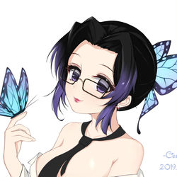 This is a pixiv picture whose title is 胡蝶しのぶ.