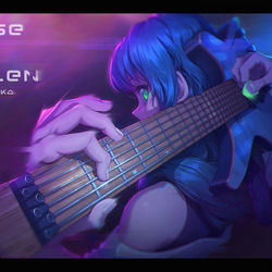 This is a pixiv picture whose title is LOCK.