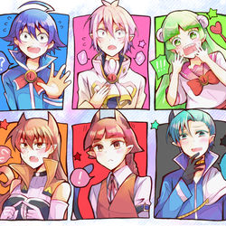 This is a pixiv picture whose title is 「！！？」.
