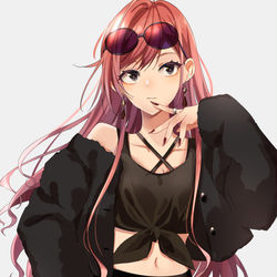 This is a pixiv picture whose title is 夏葉.