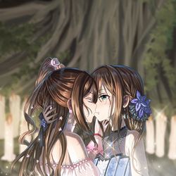 This is a pixiv picture whose title is 卯月X凛.