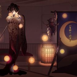 This is a pixiv picture whose title is サンプル【FGO浮世絵本】.