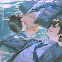 This is a pixiv picture whose title is 無題.