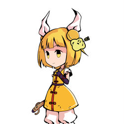This is a pixiv picture whose title is デフォルメ磨弓立ち絵.