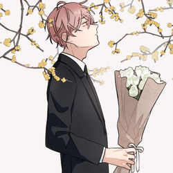 This is a pixiv picture whose title is ロウバイ.