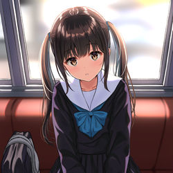 This is a pixiv picture whose title is 「この時間はいつも君と一緒」.