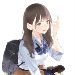This is a pixiv picture whose title is 一度も話したことないクラスメイト.
