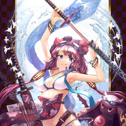 This is a pixiv picture whose title is 水着アビ北！.