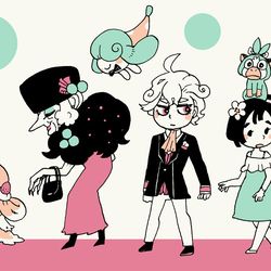 This is a pixiv picture whose title is ピンクカーペット.