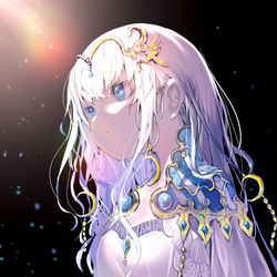 This is a pixiv picture whose title is 月.