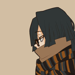 This is a pixiv picture whose title is 伊黒さんと蜜璃ちゃんと眼鏡.