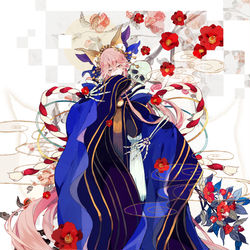 This is a pixiv picture whose title is 椿.
