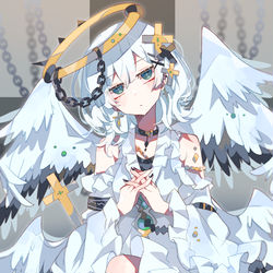 This is a pixiv picture whose title is てんし.