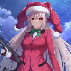 This is a pixiv picture whose title is ナイチンゲール(サンタ).