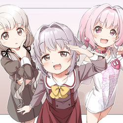 This is a pixiv picture whose title is バラエティ番組でこの3人、何も起きないはずもなく.
