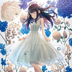 This is a pixiv picture whose title is 無題.