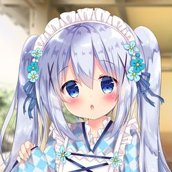 This is a pixiv picture whose title is 和メイドツインテチノちゃん.