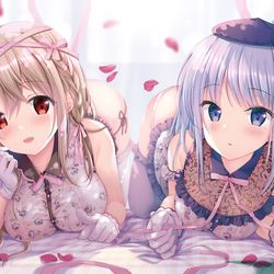 This is a pixiv picture whose title is 「ごはんにする？　お風呂にする？ それとも⋯？」.
