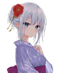 This is a pixiv picture whose title is 浴衣少女.