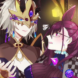 This is a pixiv picture whose title is 蘭陵王幕間スチル.