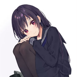 This is a pixiv picture whose title is おさげセーラー.