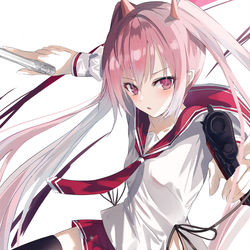 This is a pixiv picture whose title is 緋弾のアリア.