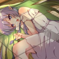 This is a pixiv picture whose title is アメス様と里帰りリメイクバージョン.