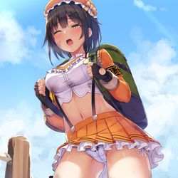 This is a pixiv picture whose title is 「無断転載は許しませんっ！」第9話 ”登頂”.