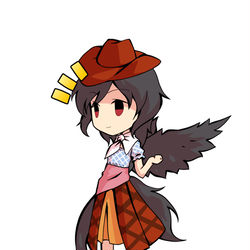 This is a pixiv picture whose title is デフォルメ早鬼立ち絵.