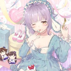 This is a pixiv picture whose title is さちこ生誕祭2019.