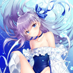 This is a pixiv picture whose title is 水着メルトリリス.