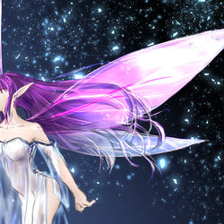This is a pixiv picture whose title is 羽　粉.