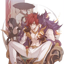 This is a pixiv picture whose title is Sett.