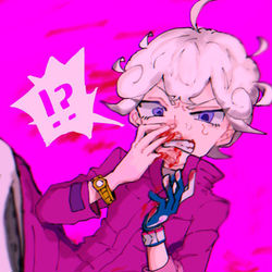 This is a pixiv picture whose title is ⚠️.