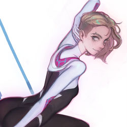 This is a pixiv picture whose title is spiderman.