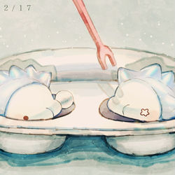 This is a pixiv picture whose title is 食べちゃうぞ.