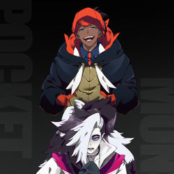 This is a pixiv picture whose title is キバナ・ネズ・オニオン.