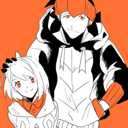 This is a pixiv picture whose title is キバユウの話.