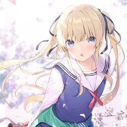 This is a pixiv picture whose title is 「あたしのこと、好きだった？」.