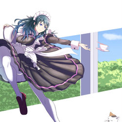This is a pixiv picture whose title is メイド風花雪月３.