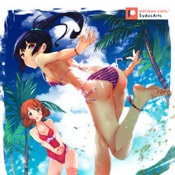 This is a pixiv picture whose title is Kumiko and Reina.