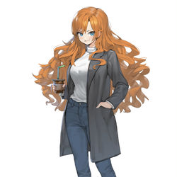 This is a pixiv picture whose title is coffee.