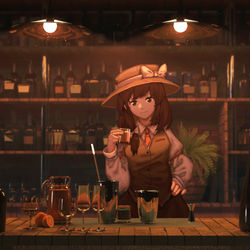 This is a pixiv picture whose title is 旧型酒.