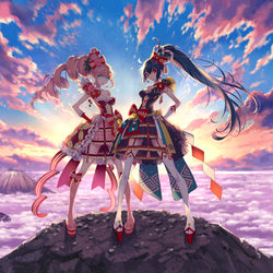 This is a pixiv picture whose title is お正月ちゃん展2020.