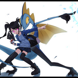 This is a pixiv picture whose title is ねらいうち.